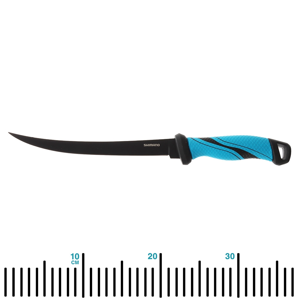 Shimano Performance Non-slip Polymer Grip Fillet Knife with Sheath 23cm