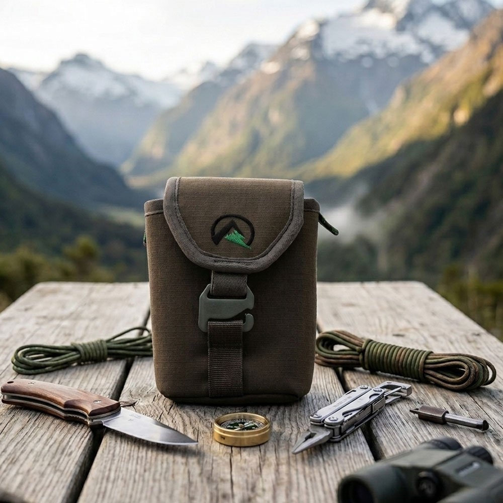 Ridgeline Kahu PLB and Pocket Knife Accessory Pouch Beech