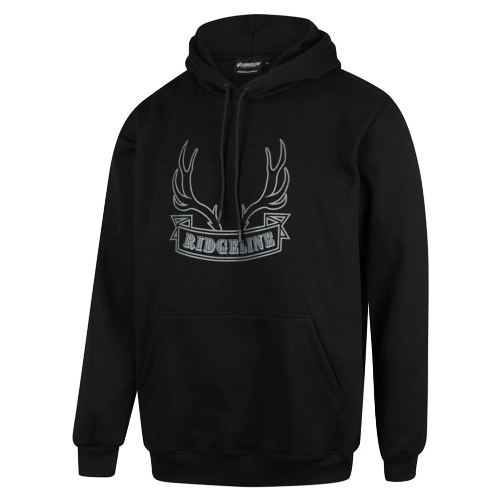 Ridgeline Trophy Mens Hoodie Black 2XL Ridgeline Trophy Mens Hoodie Black 2XL