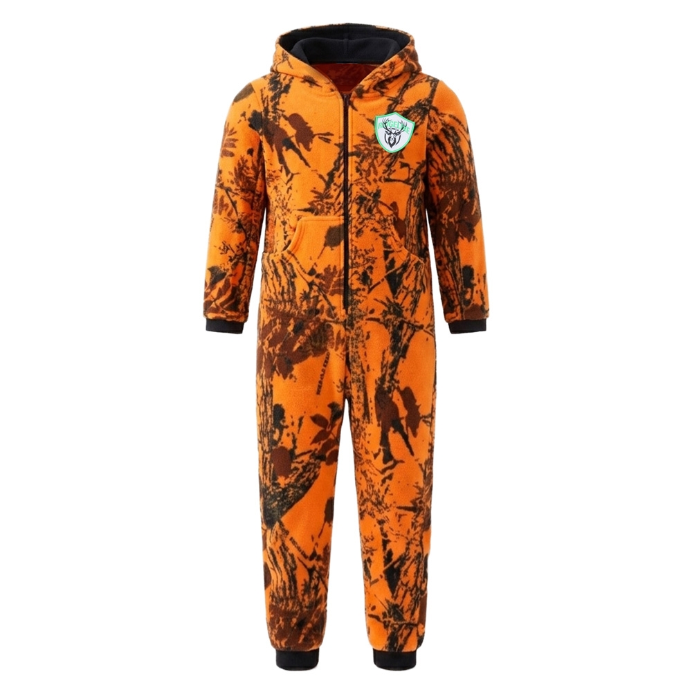 Ridgeline Critters Kids Fleece Onesie Blaze Camo Age 4 Years