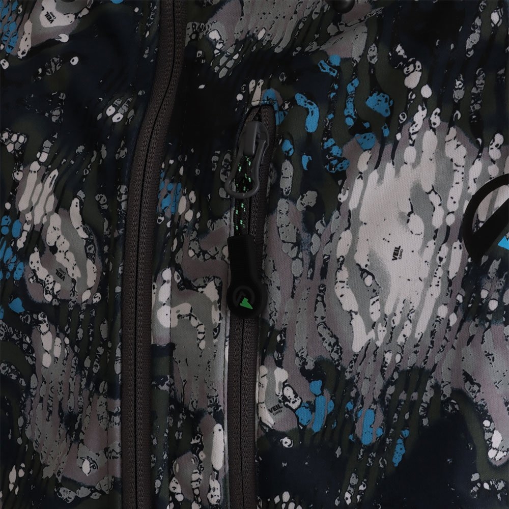 Ridgeline Ascent Half Zip Softshell Fleece Mens Hoodie Lead/Squall XL