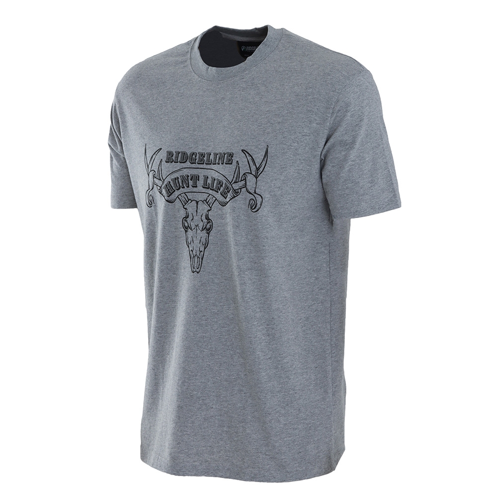 Ridgeline Hunt Life Mens T-Shirt Grey Marle
