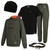Ridgeline Camping 5 Piece Kids Clothing Pack Forest Green 14 Years