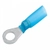 Hella Marine Heat Shrink Crimp Terminal Eye for M6 Blue Qty 10
