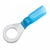 Hella Marine Heat Shrink Crimp Terminal Eye for M8 Blue Qty 10