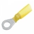 Hella Marine Heat Shrink Crimp Terminal Eye for M6 Yellow Qty 10