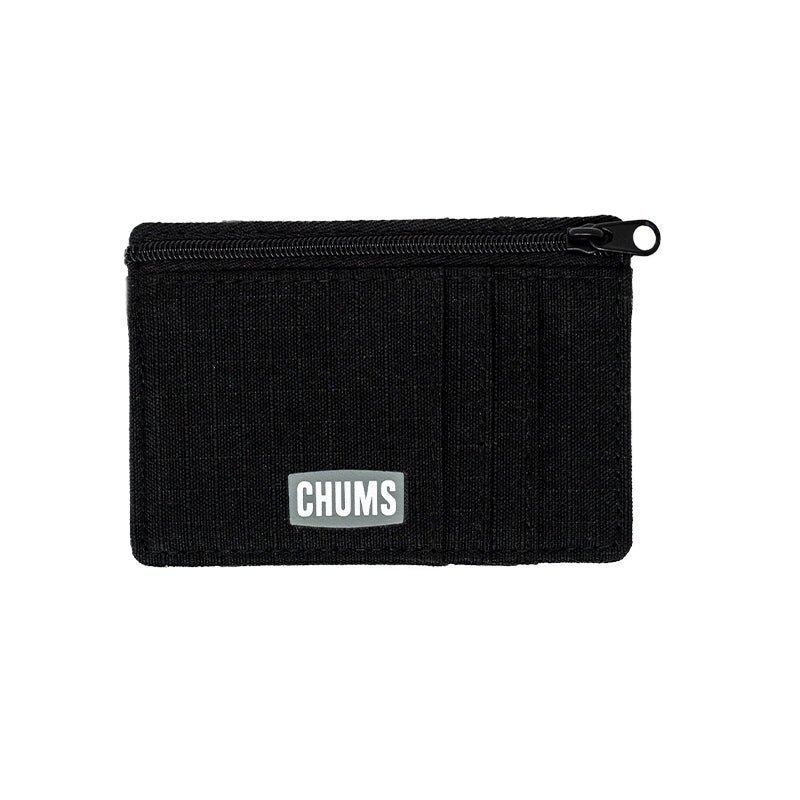 Chums Bandit Zip Wallet with ID Window Black