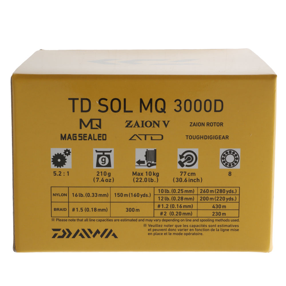 Daiwa 21 TD Sol MQ 3000D Spinning Reel