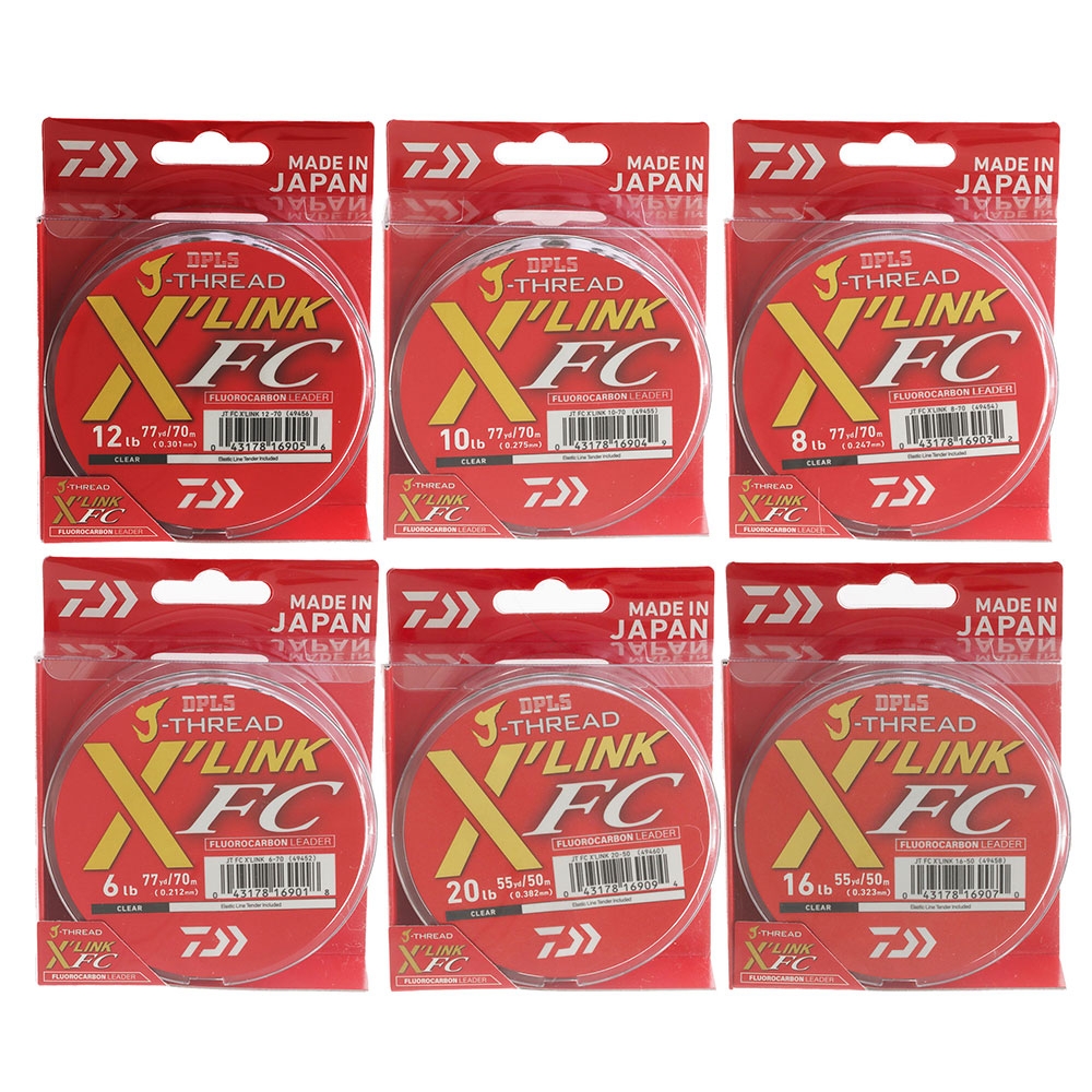 Daiwa J-Thread FC X-Link Fluorocarbon Leader