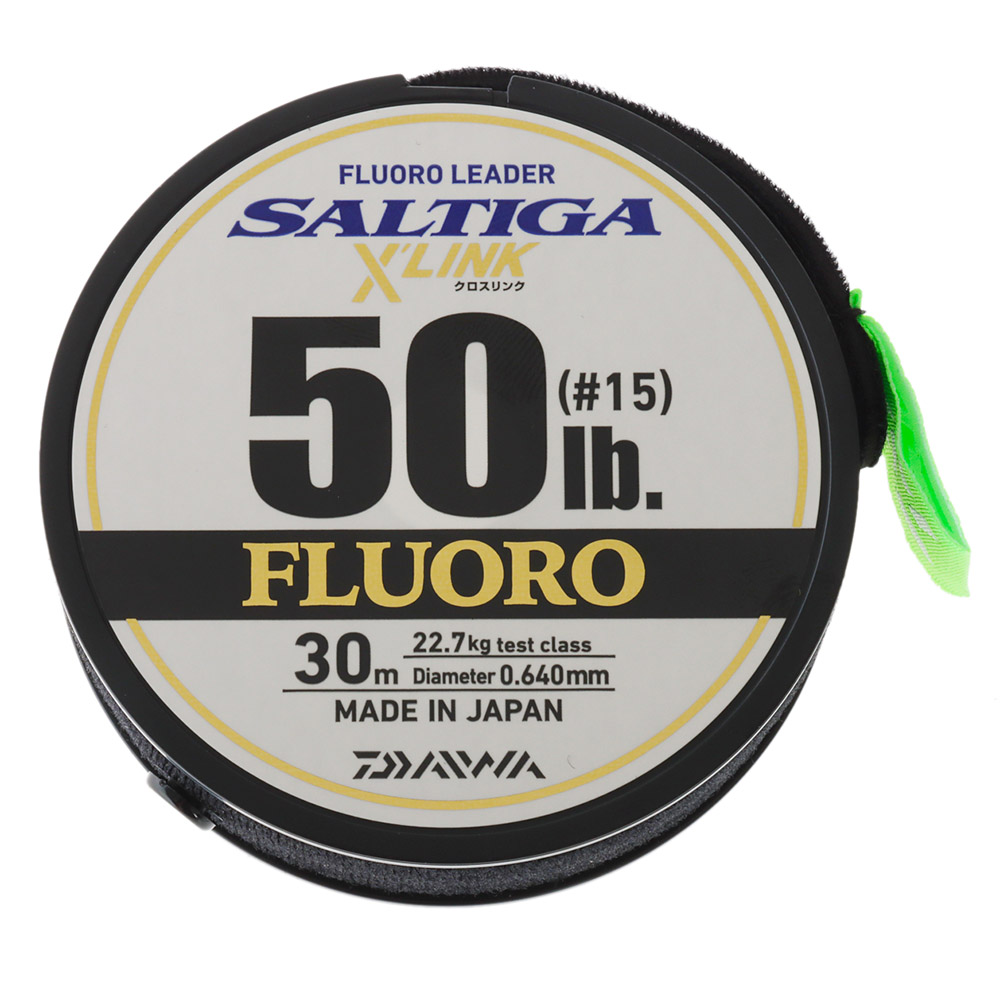 Daiwa Saltiga Fluorocarbon Leader / Trace 30m 50lb