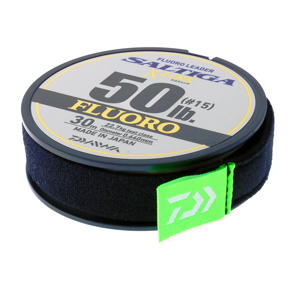 Daiwa Saltiga Fluorocarbon Leader / Trace 30m 50lb