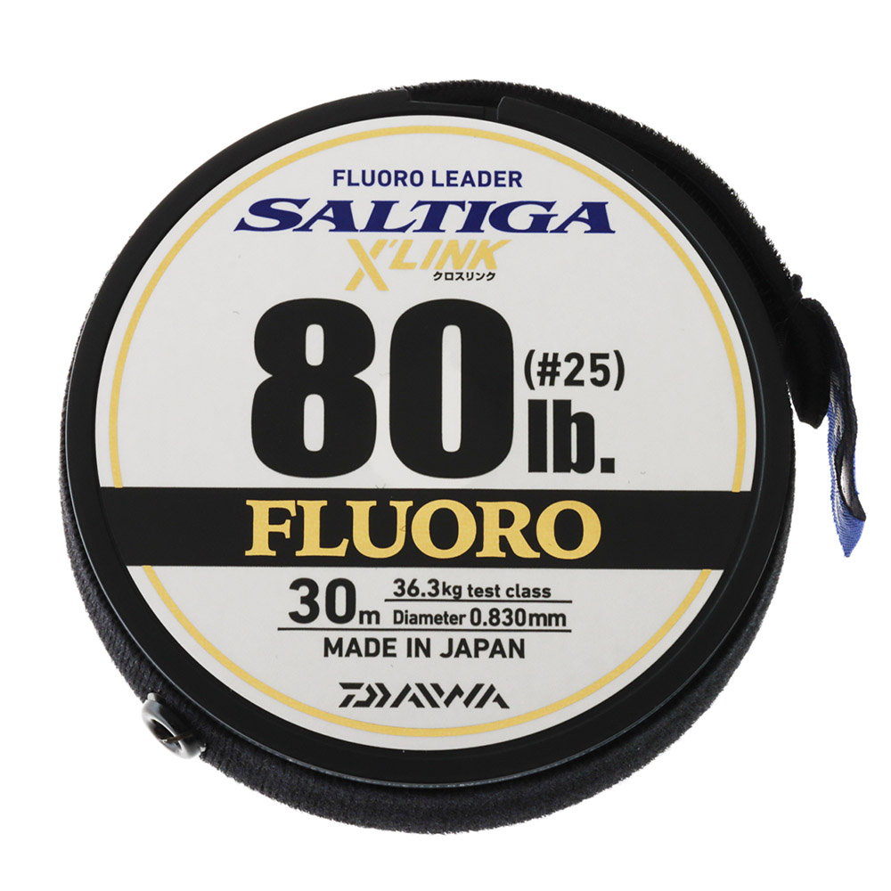 Daiwa Saltiga Fluorocarbon Leader / Trace 30m 80lb