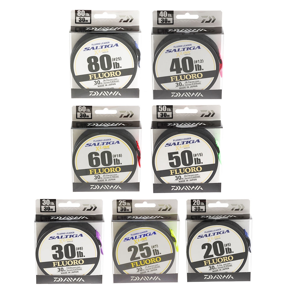 Daiwa Saltiga Fluorocarbon Leader / Trace 30m