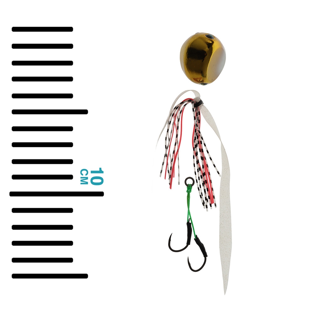 Daiwa Kohga Bay Rubber Free Slider Lure 120g Gold/Glow