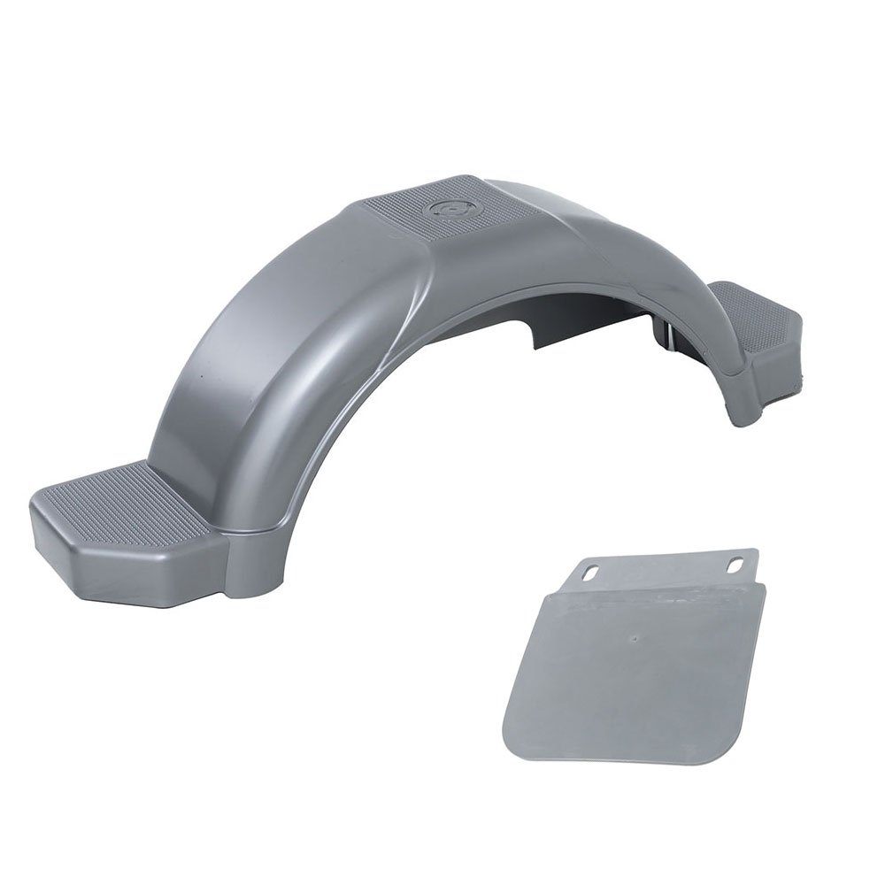 Trojan Plastic Mudguard 14in Silver