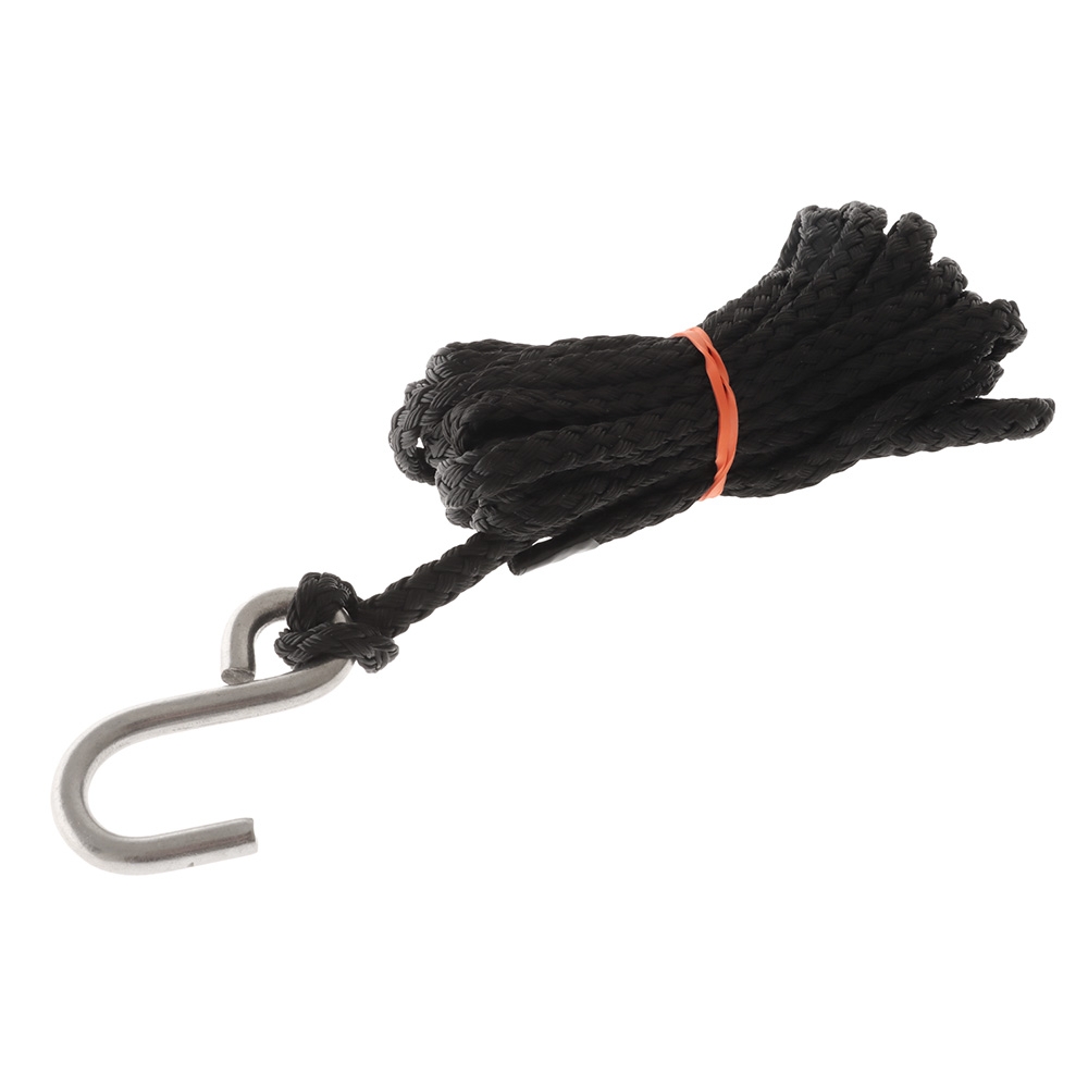 Trojan Trailer Winch Rope Black 8mm x 5m 940kg Loose