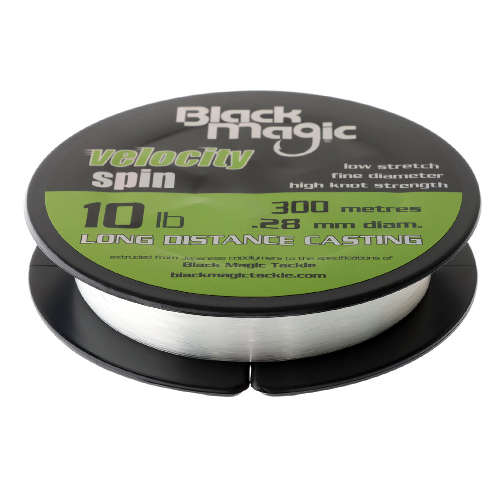 Black Magic Velocity Spin Monofilament 300m 10lb