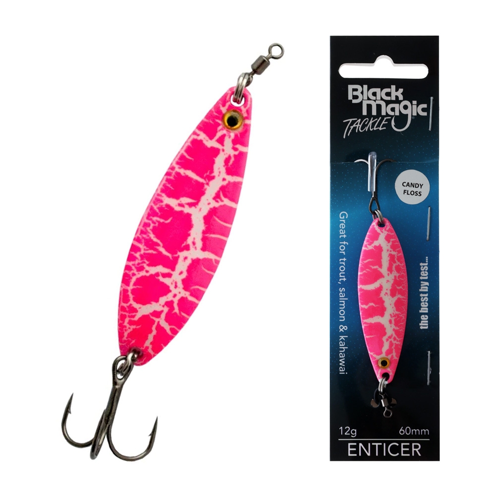 Black Magic Enticer Freshwater Lure 12g Candy Floss