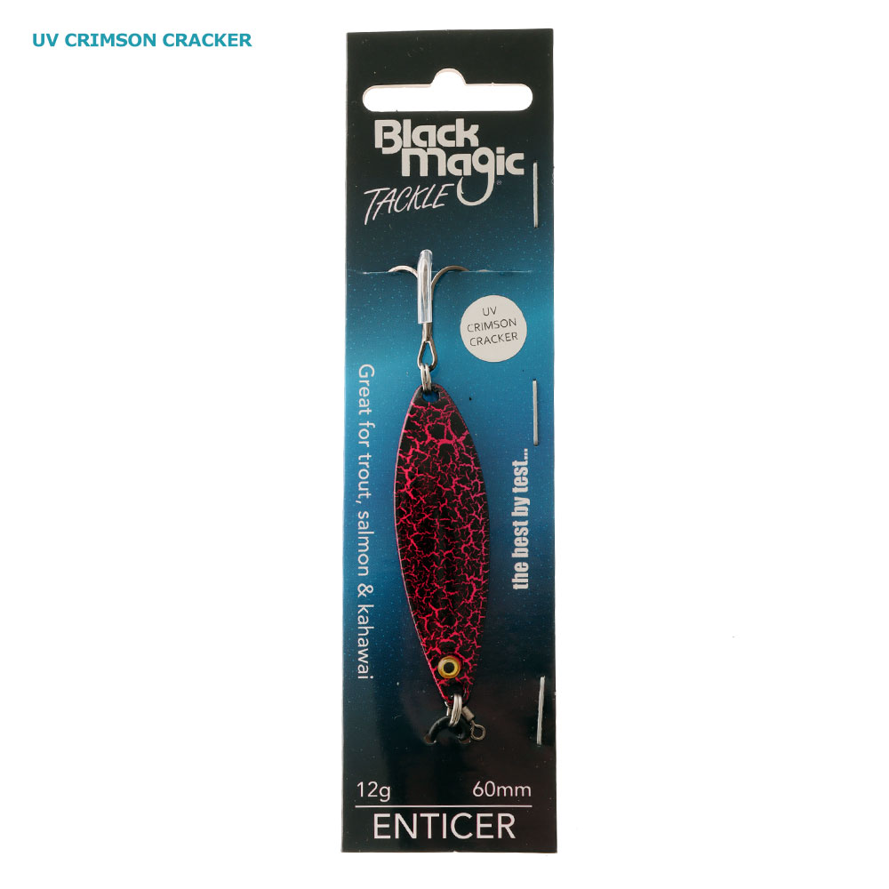 Black Magic Enticer Freshwater Lure 12g UV Crimson Cracker