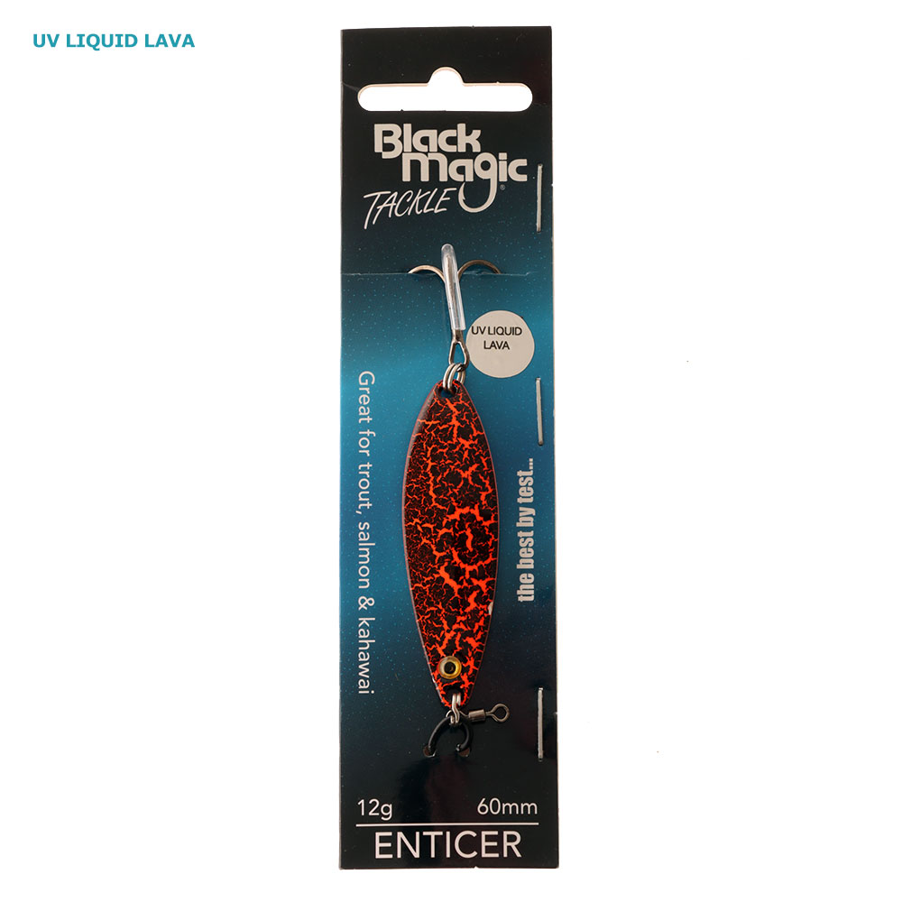 Black Magic Enticer Freshwater Lure 12g UV Liquid Lava
