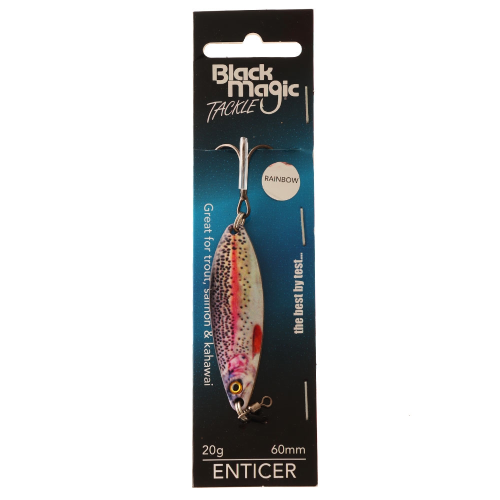 Black Magic Enticer Freshwater Lure 20g Rainbow