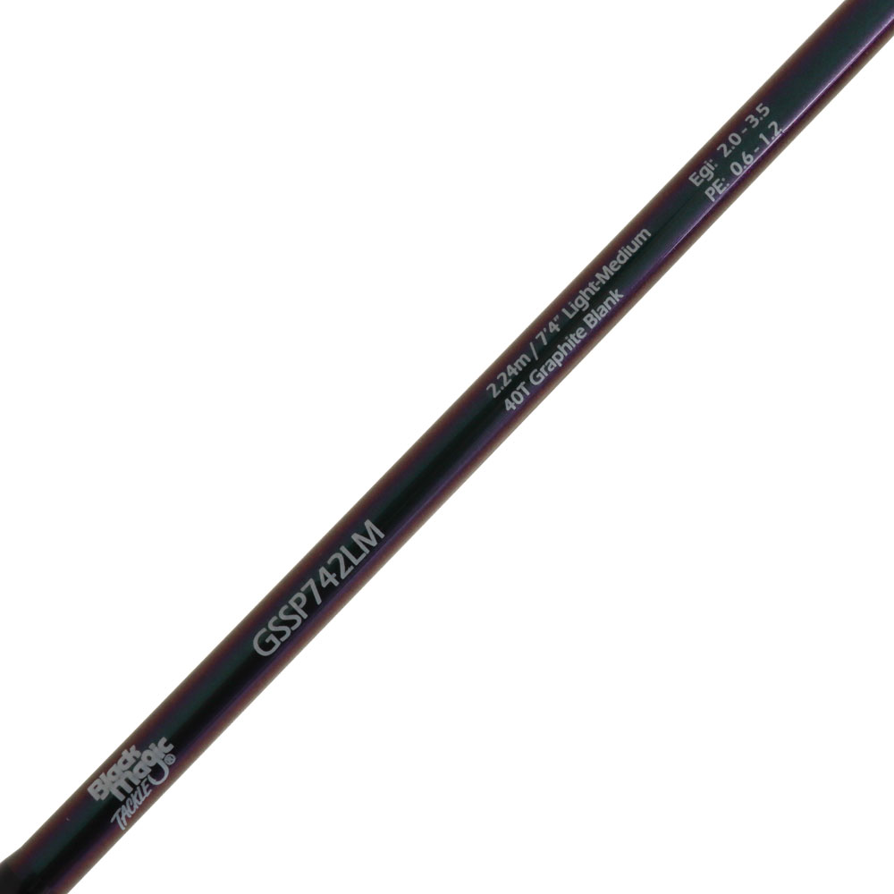 Black Magic GLADIUS Light Medium Squid Boat Rod 7ft 4in PE0.6-1.2 2pc