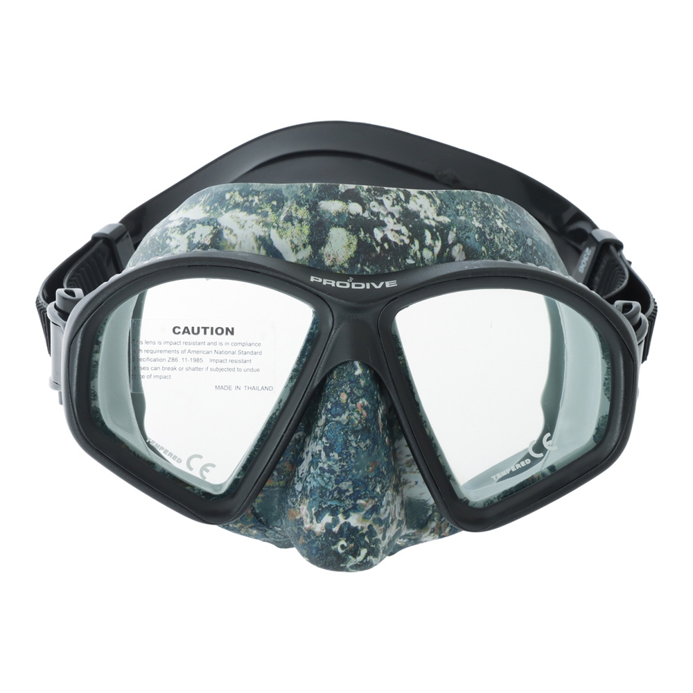 Pro-Dive Stalker Dive Mask Camo Green