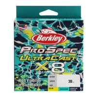 Berkley ProSpec X8 UltraCast Braid Aqua Camo 300m Thumbnail Berkley ProSpec X8 UltraCast Braid Aqua Camo 300m
