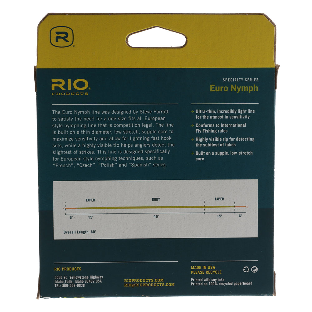 RIO FIPS Euro Nymph Fly Line 24.4m