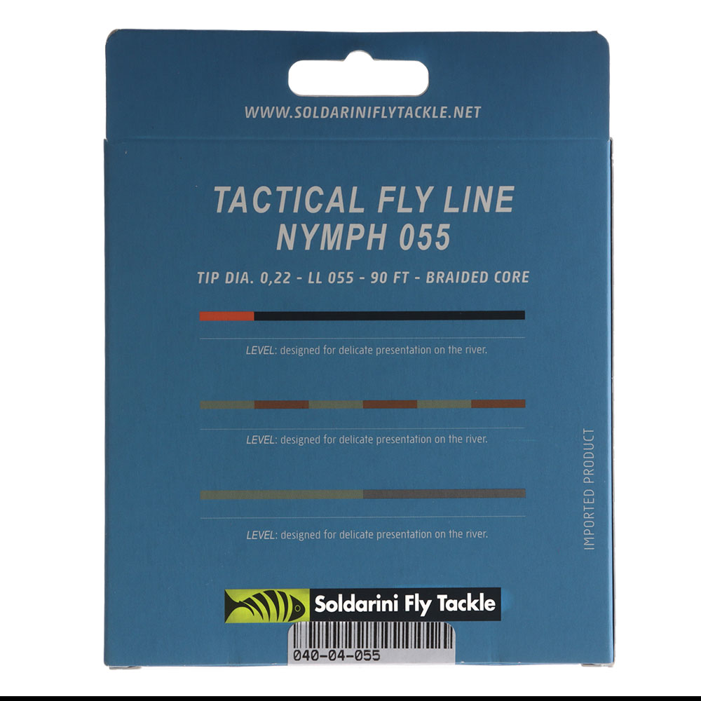 Soldarini Tactical Euro Nymph 055 Fly Line Stealth