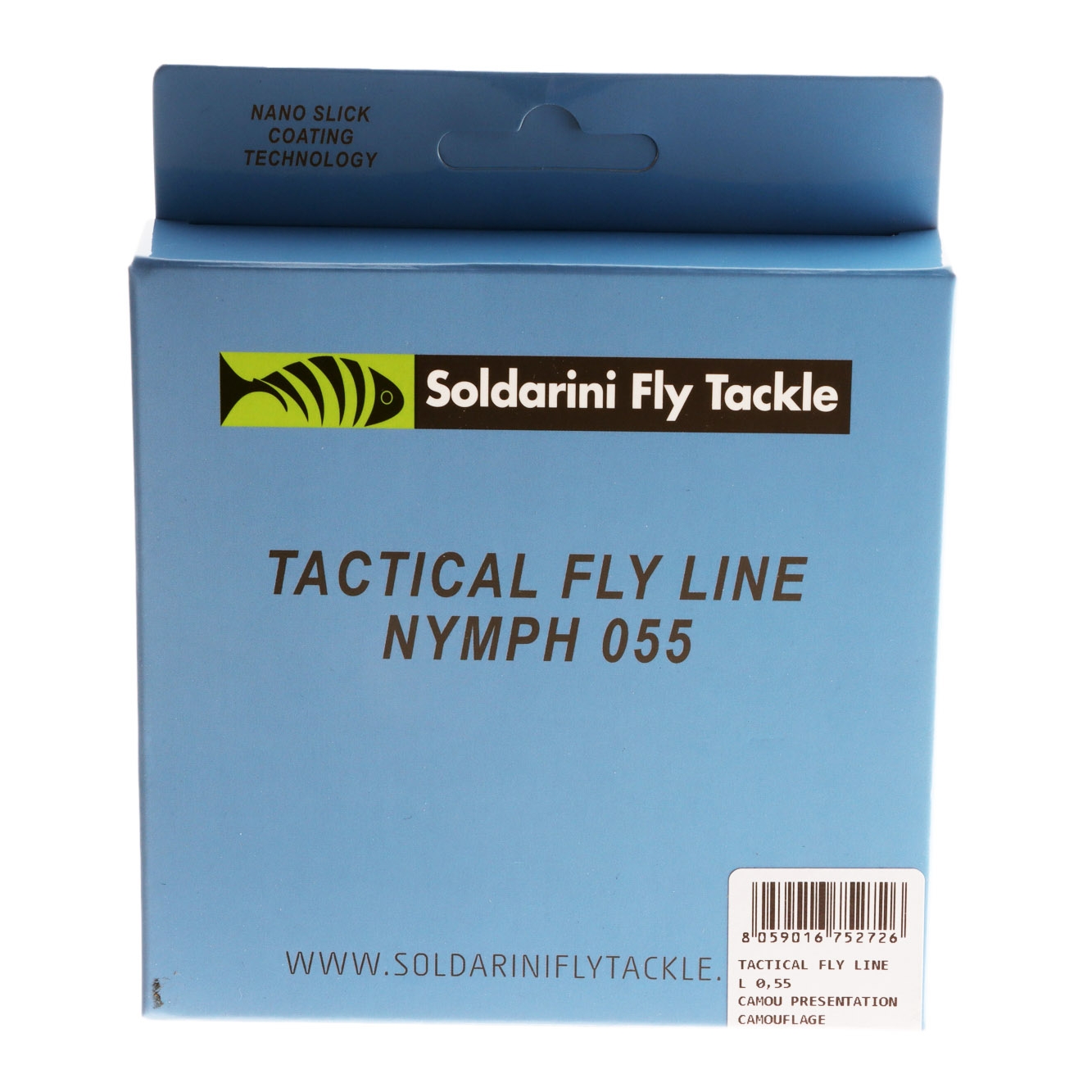 Soldarini Tactical Euro Nymph 055 Fly Line Camo
