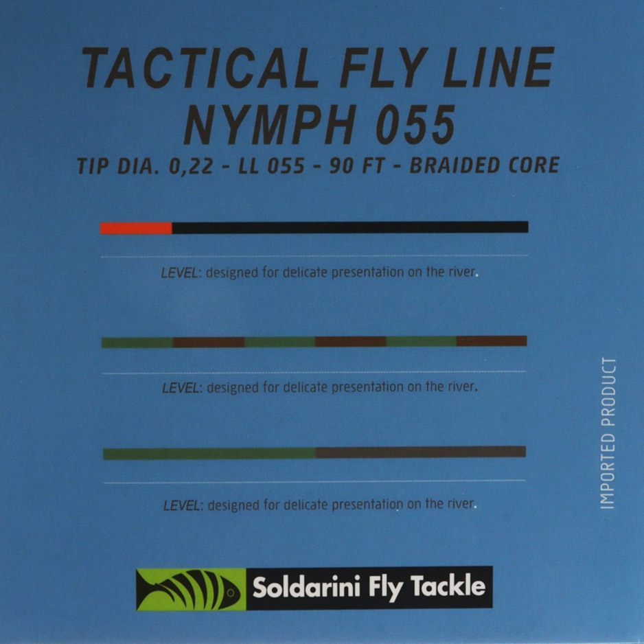 Soldarini Tactical Euro Nymph 055 Fly Line Camo