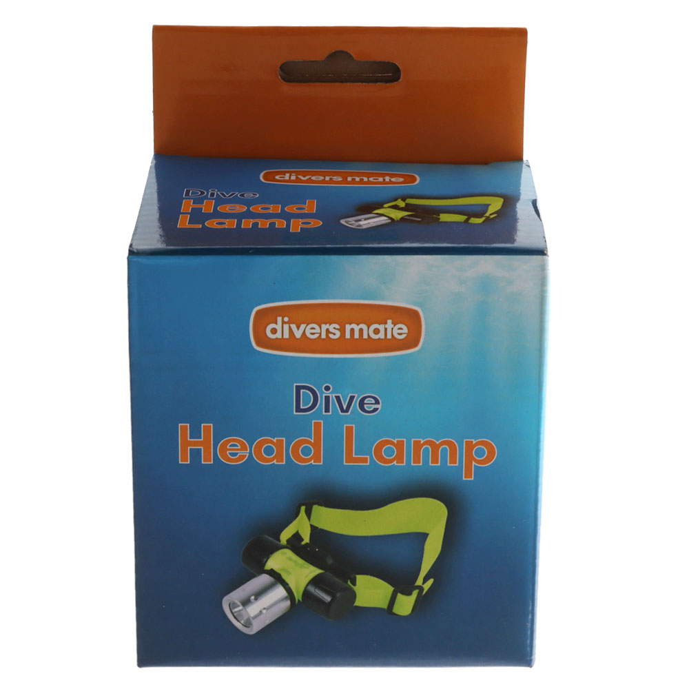 NZ Divers Mate Waterproof Dive Torch / Headlamp 200lm