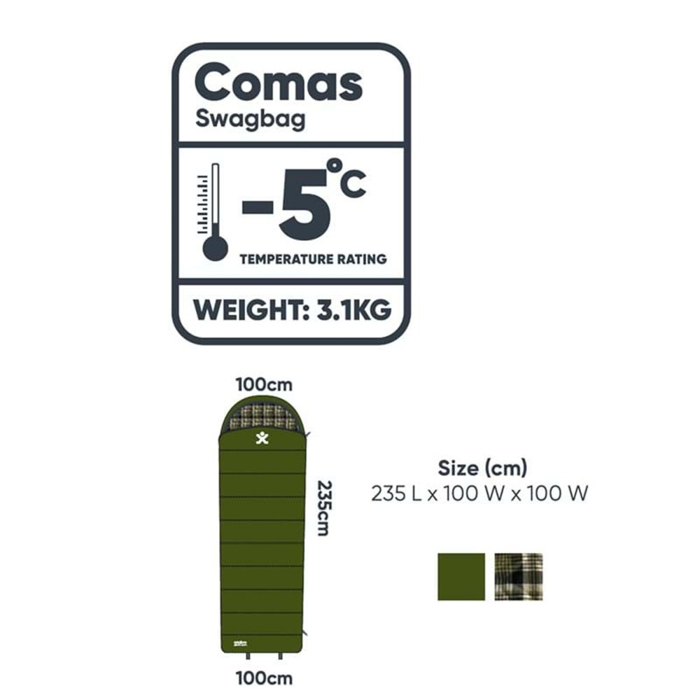 Explore Planet Earth Comas Swag Bag -5C Sleeping Bag