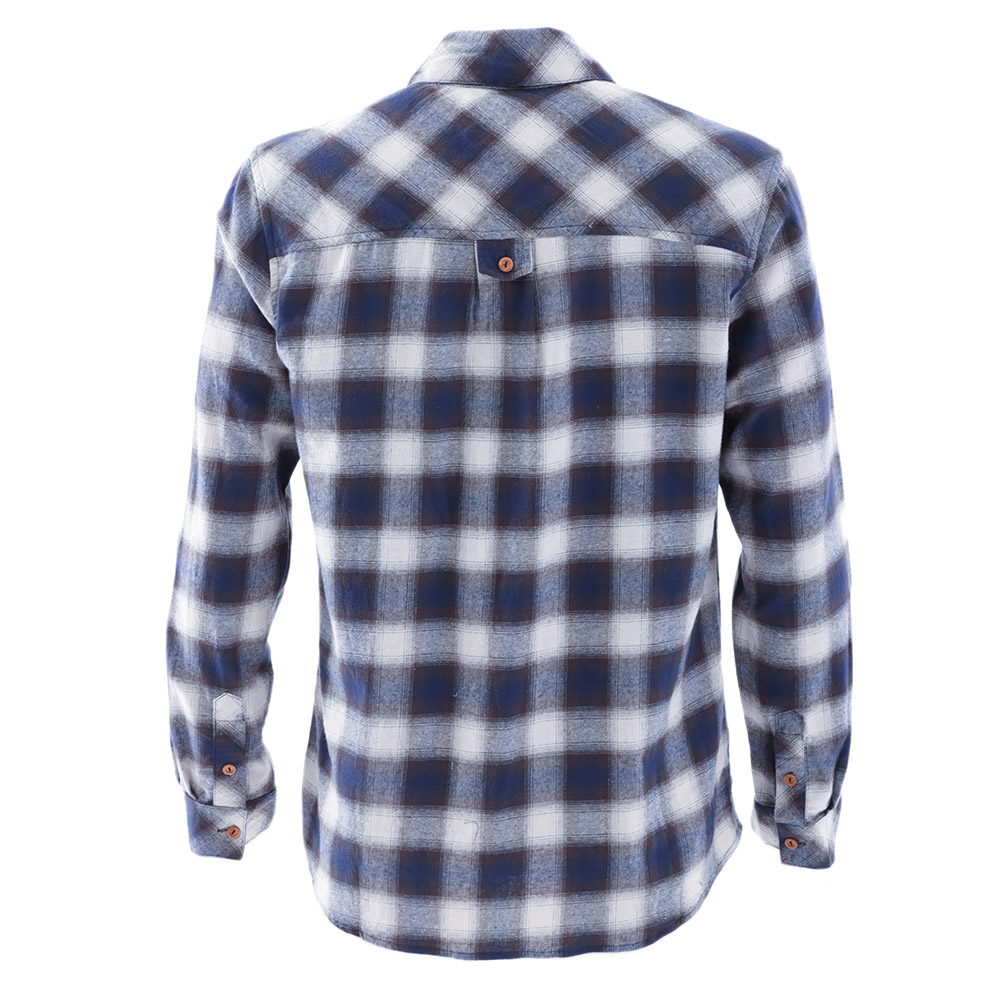 Hunters Element Huxley Mens Long Sleeve Shirt Faded Blue Small