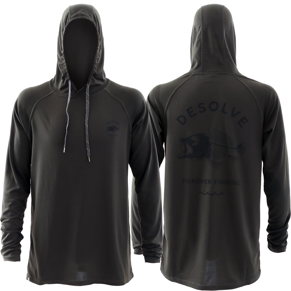 Desolve Breaker Quick-Dry Mens Hoodie Charcoal Small