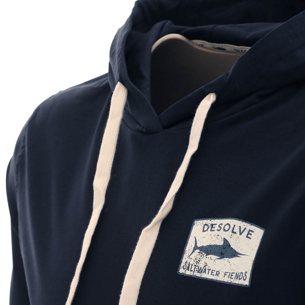 Desolve DSC Lightweight UPF50 Mens Hoodie Navy Small