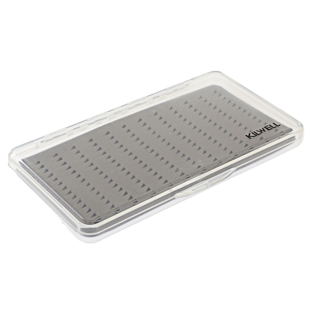 Kilwell ABS Plastic Fly Box with Foam Liner Large