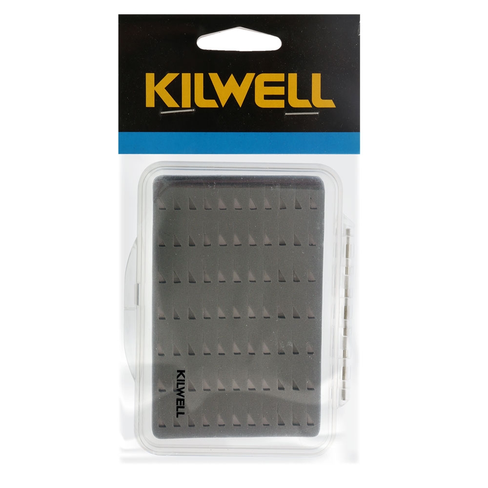 Kilwell ABS Plastic Fly Box with Foam Liner Small