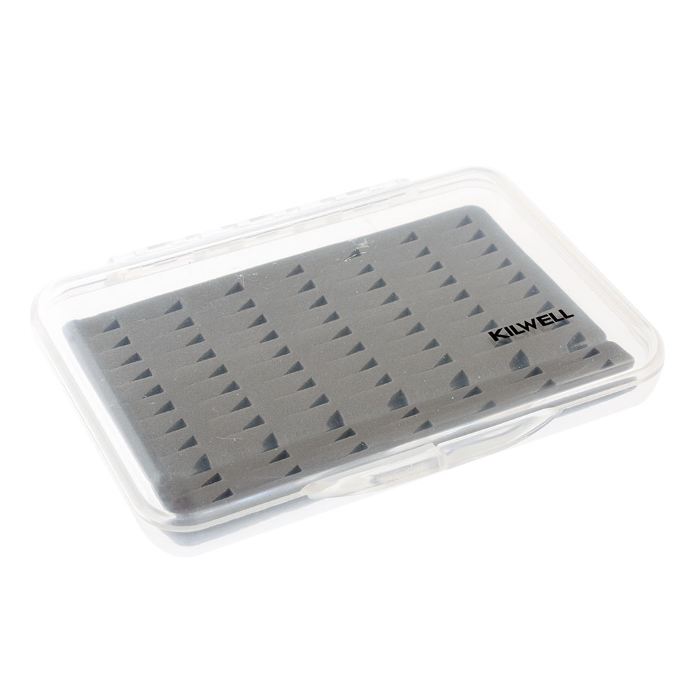 Kilwell ABS Plastic Fly Box with Foam Liner Small