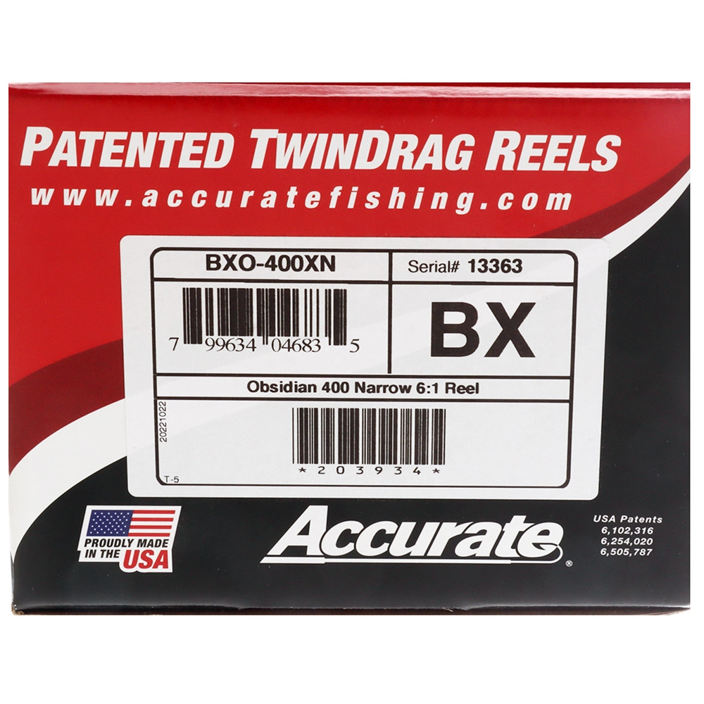 Accurate Obsidian 400XN Jigging Reel