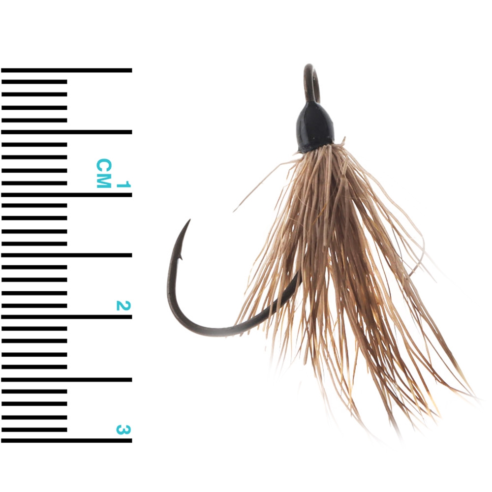 BKK Quills Feathered Assist Hook Brown Qty 5 #4