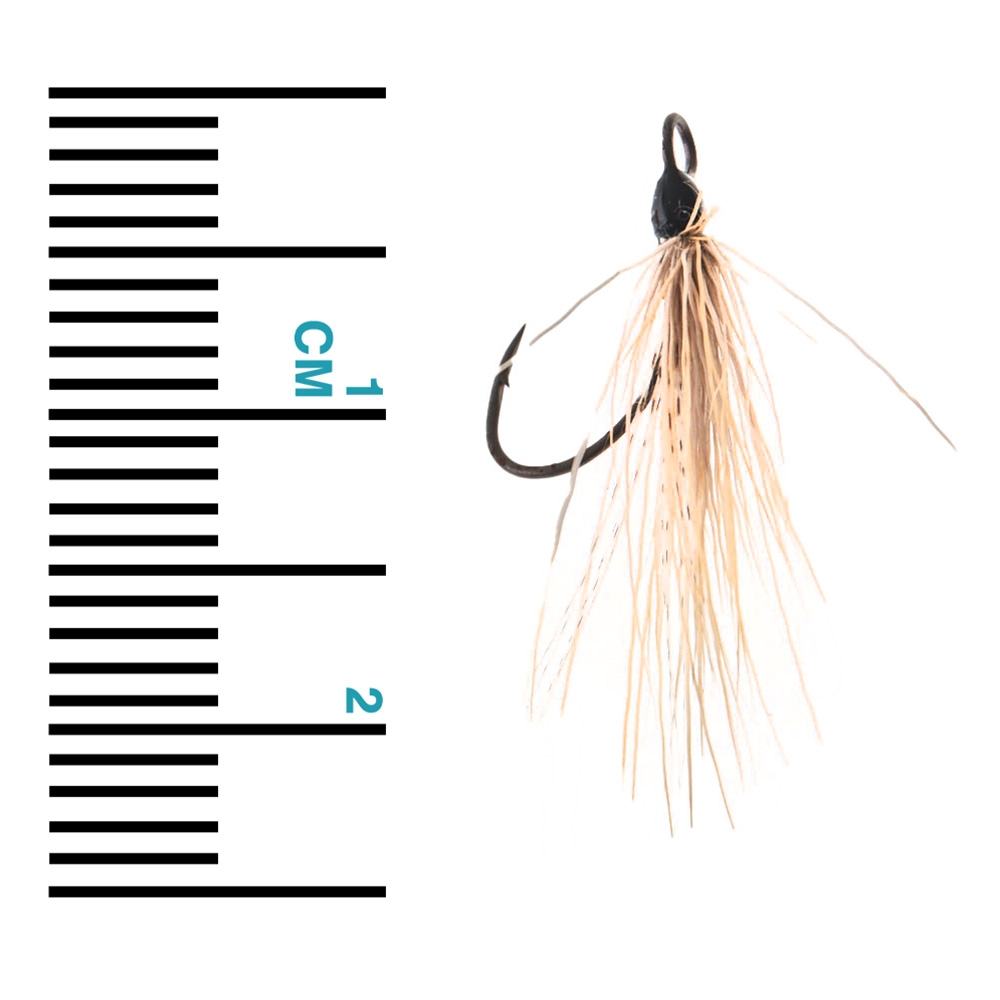 BKK Quills Feathered Assist Hook Brown Qty 5 #8