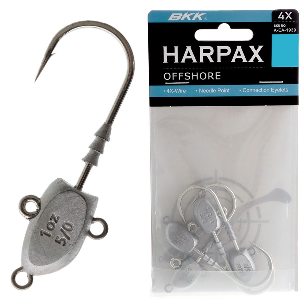 BKK Harpax Offshore Jig Heads 7/0 1oz Qty 2