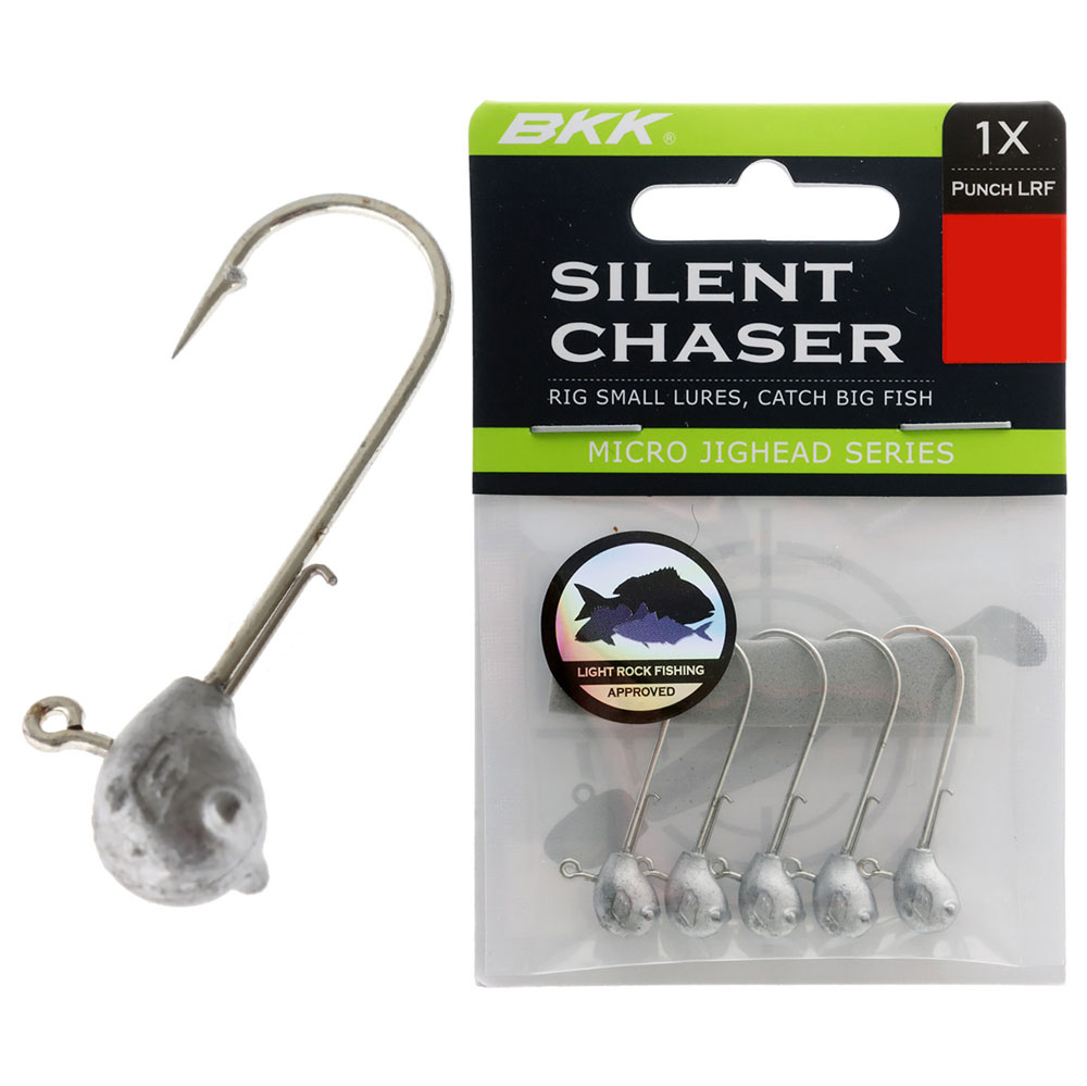 BKK Silent Chaser Punch LRF Micro Jig Heads #6 1.8g Qty 5