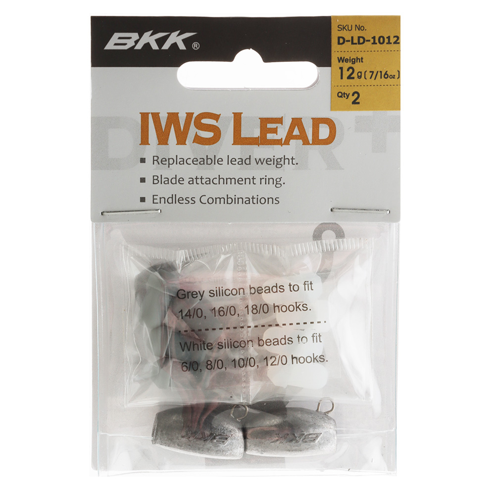 BKK Titan Diver Plus IWS Lead Weights 12g Qty2