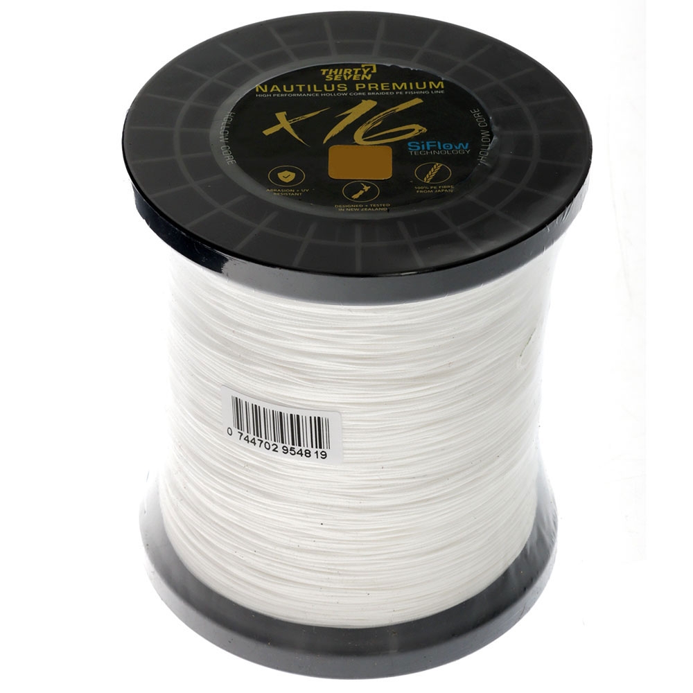 Thirty-Seven Nautilus Premium X16 Hollow Core Braid 750m 100lb