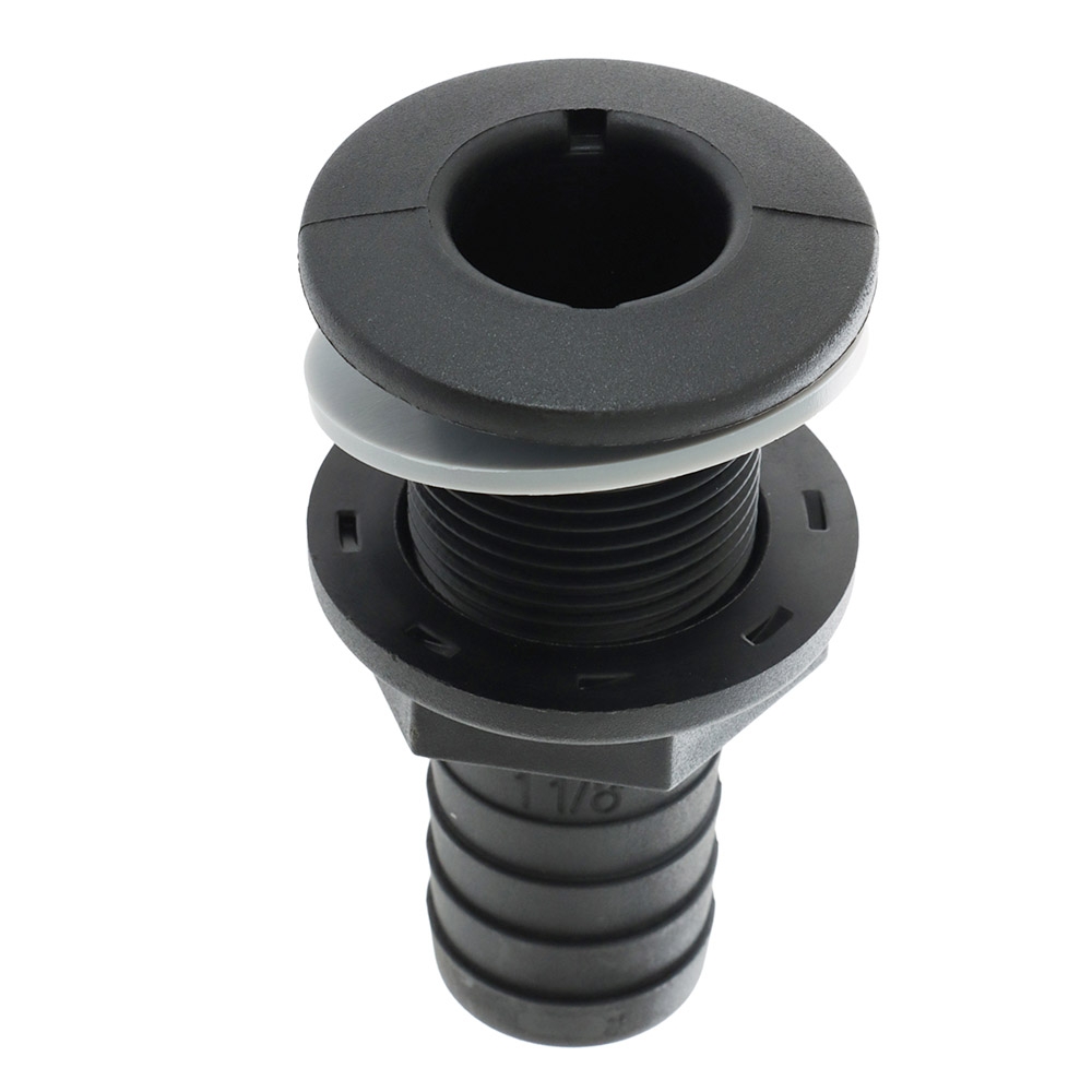 TruDesign Skin Fitting with Tail Black 28mm 11/8in BSP Black