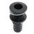 TruDesign Skin Fitting with Tail Black 28mm 11/8in BSP Black