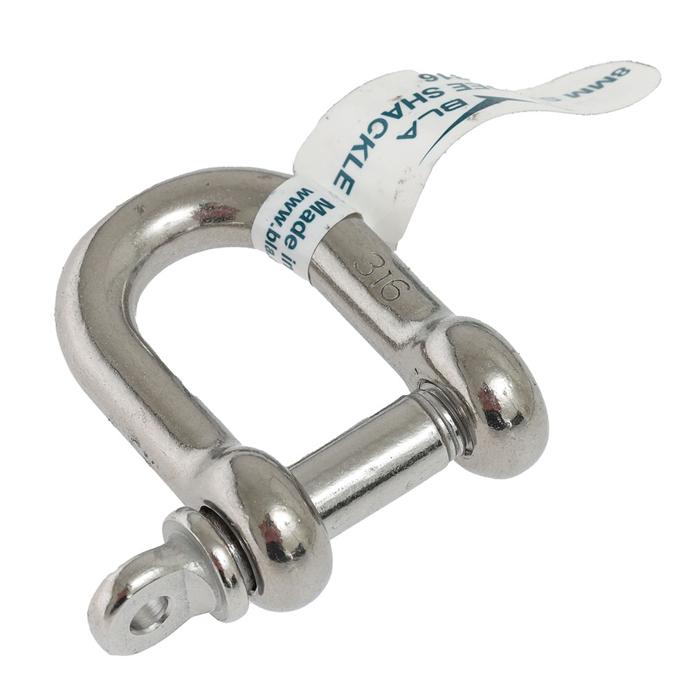 BLA Standard D Shackle 8mm 550kg